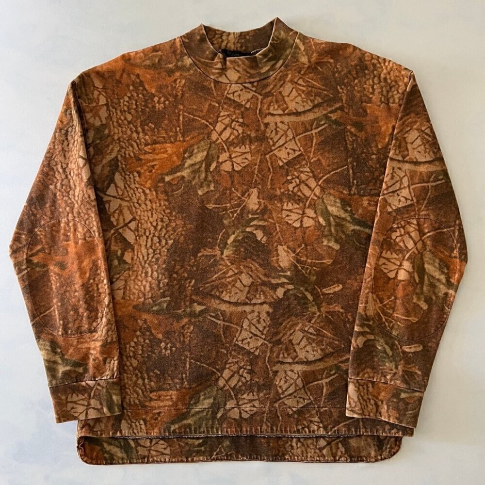 Yeezy Season 3 Camo Long Sleeve Mock Turtleneck Shirt